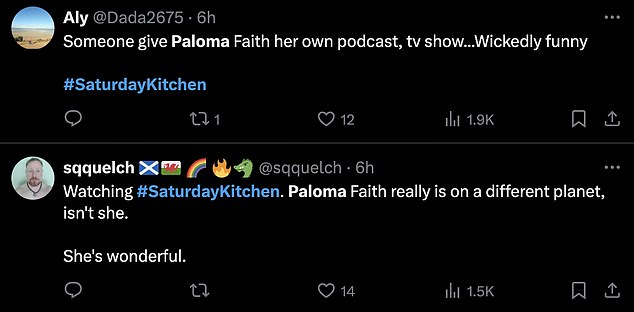 1717867602 299 Paloma Faith responds to troll for making fun of her