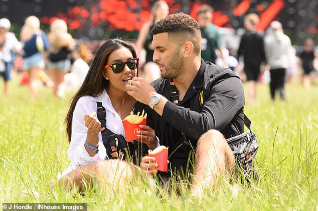 The reality star put on a display of love with her boyfriend Kai Fagan