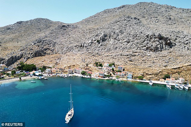 Search teams have fanned out across the Greek island of Symi, a pristine paradise in the Dodecanese Islands off the coast of Rhodes.