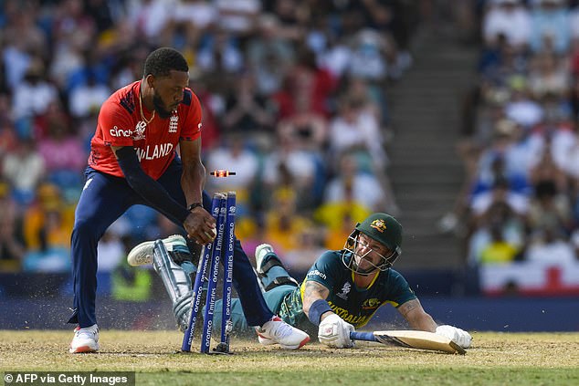 Two wickets for Chris Jordan made him the second player to collect 100 in T20 internationals