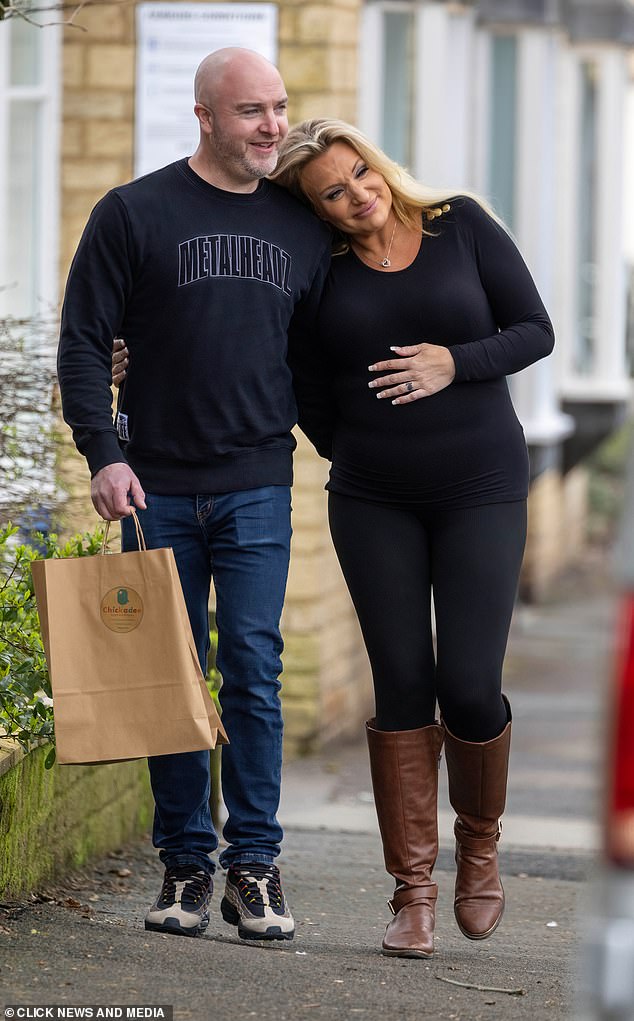 Benji is Daisy's first child with her boyfriend Anthony Huggins. He announced his pregnancy with the Bristol DJ in March following a whirlwind romance after they met on Hinge.