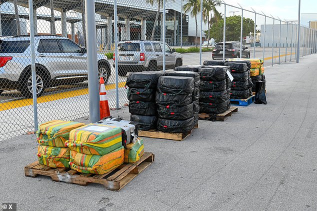 The dramatic operation, led by the United States Coast Guard and the Royal Netherlands Navy, led to the recovery of 4,800 pounds of cocaine from a ship in a Florida port.