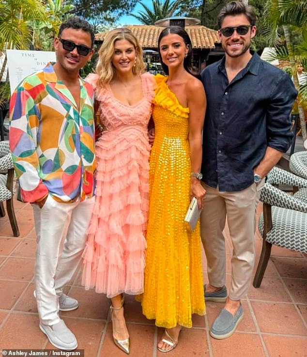 The former TOWIE star, 32, threw an incredible party for her partner with celebrity guests including Ashley James and her boyfriend Tommy.