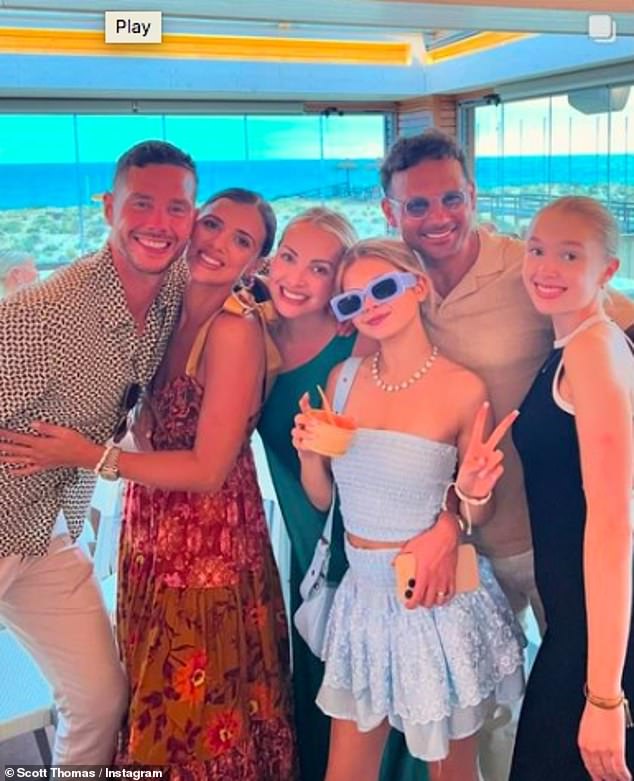 Ryan's brother, Love Island star Scott, was also present and shared pictures of the family lunch from the previous day.