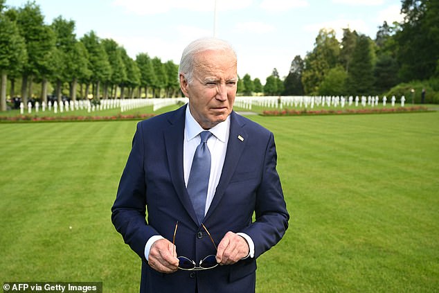 President Biden's stop at the Aisne-Marne American Cemetery, where 2,289 Americans are dead, was his last event in France before returning to the US.