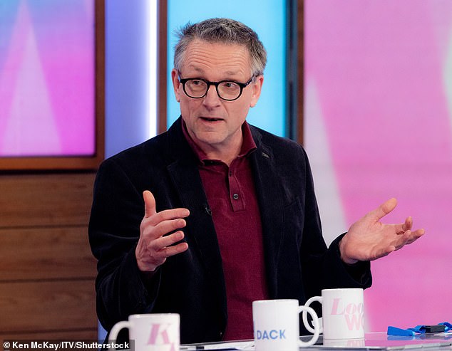 Tributes have been paid after the death of Michael Mosley, pictured and appearing on ITV daytime show Loose Women on February 2 this year, was confirmed dead.