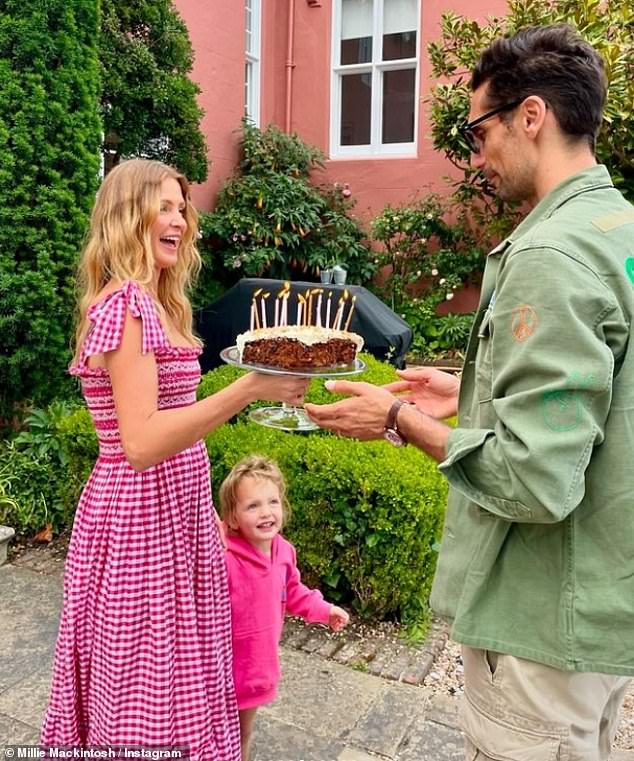 Their family getaway comes just days after they enjoyed a luxurious holiday to celebrate Hugo's 38th birthday with their daughters at a gorgeous British country house.