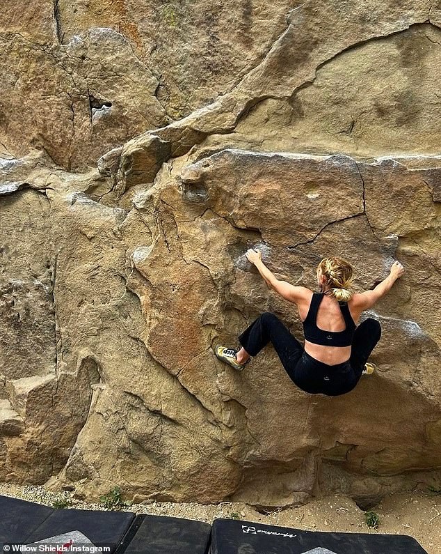 The actress, who identifies as bisexual, frequently documents her climbing, traveling, camping, and training adventures.