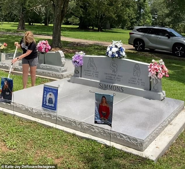 Family members work hard to maintain the grave, often sweeping it and cleaning its surroundings.