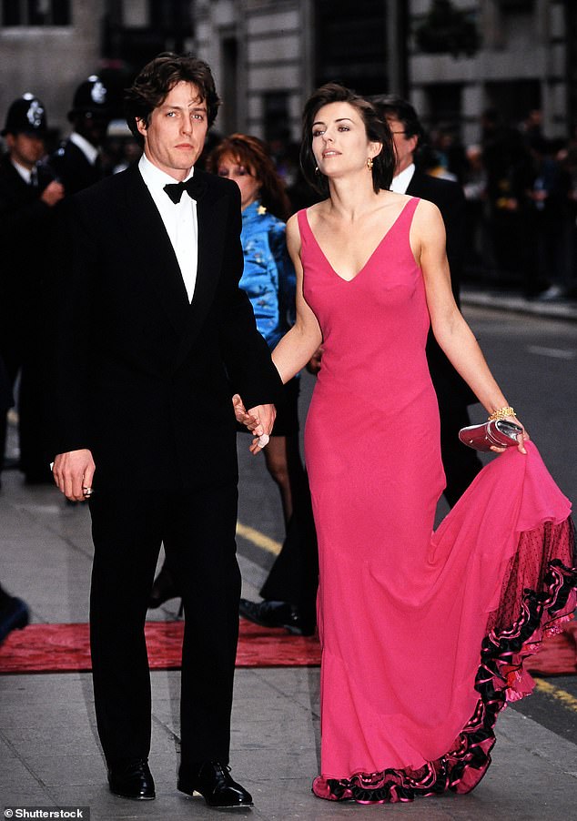 Elizabeth and Hugh have remained good friends in the years since they split more than 20 years ago and endured scandals together. Photographed in 1995