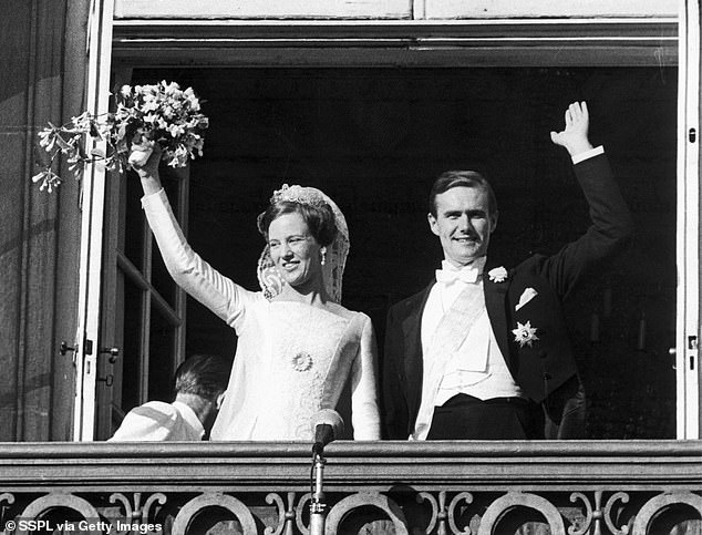 After the ceremony, the couple headed to Fredensborg Palace and greeted well-wishers from the balcony.