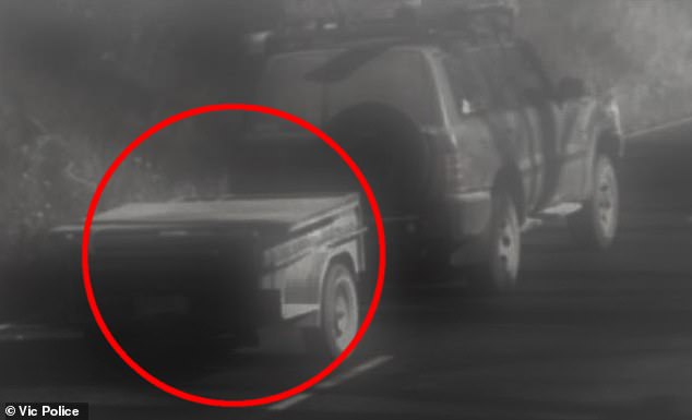 An image of Lynn's vehicle as it appeared on 60 Minutes. The police already knew who it belonged to and were listening to Lynn on secret recording devices.