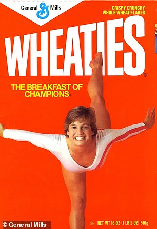 She became the first female athlete to star on a Wheaties cereal box.