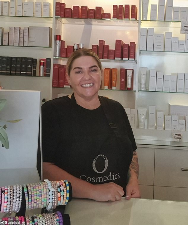 Melissa works in the beauty industry and had previously noticed dodgy spots on her clients, so she kept pushing.