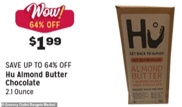 Hu's Organic Chocolate Company typically sells chocolate bars for about $6, according to the website, but at Grocery Outlet Bargain Market, a bar is just $1.99.