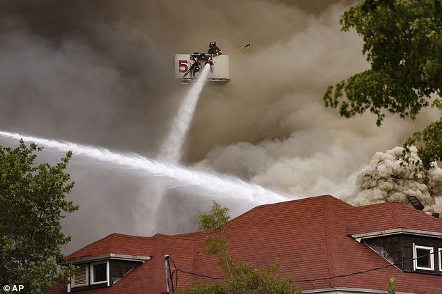 The fire that broke out on the third floor has sent several residents to the hospital.