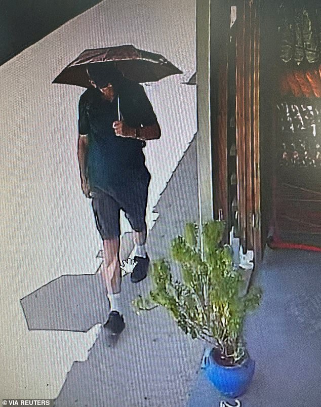 Dr Mosley was captured on CCTV carrying an umbrella in the town of Pedi before taking a wrong turn on a mountain path.