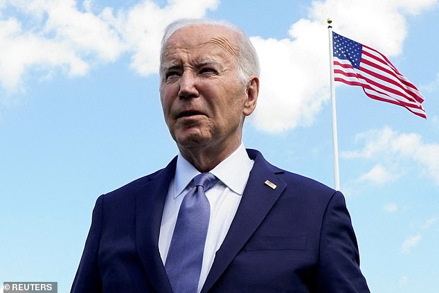 President Joe Biden is captured on Sunday during his trip to France to commemorate the 80th anniversary of D-Day. His ceasefire proposal received the approval of the UN Security Council on Monday, with the only abstention from Russia.