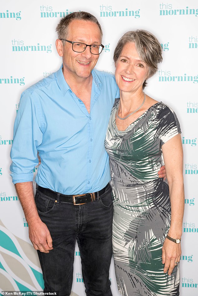 Dr. Mosley pictured with his wife, Dr. Clare Bailey Mosley, who said they had no 