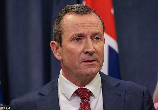 Former Western Australian Premier Mark McGowan (pictured) also received an AC, despite also being known for his tough Covid-era policies.