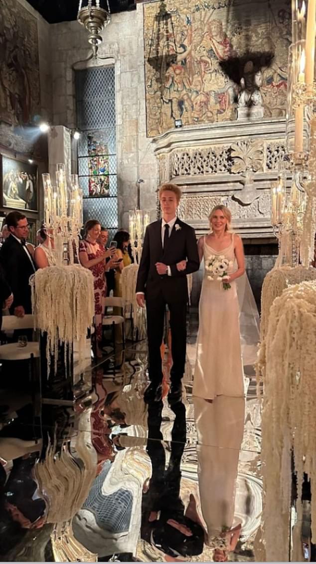 Naomi and Billy said 'I do' for the second time on Saturday and hosted a lavish ceremony and reception for family and friends in Mexico City. Naomi was accompanied to the altar by her 16-year-old son Sasha.