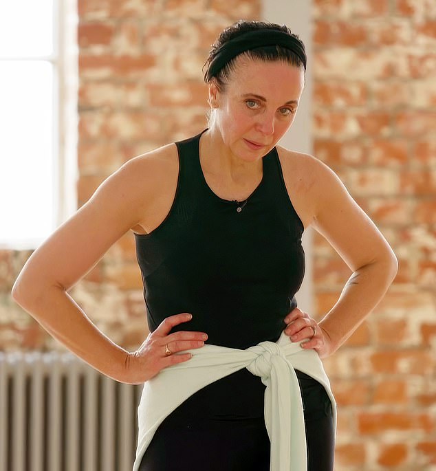 The dancer has been embroiled in scandal since her former Strictly partner Amanda Abbington, pictured, said she had suffered from post-traumatic stress disorder after her time on the show.