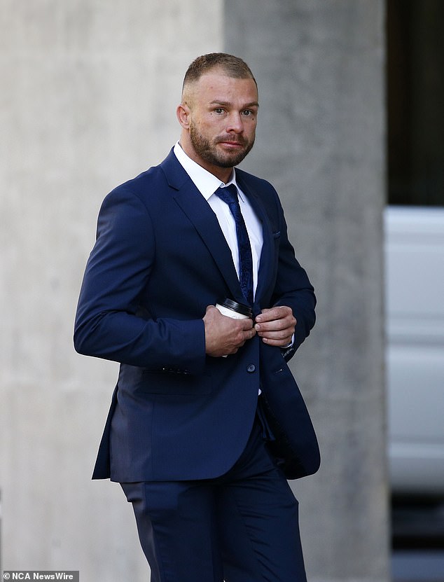 Brennan and Sipple, 30, (pictured) faced the Brisbane Supreme Court last week to be sentenced on one count each of attempting to possess a commercial quantity of illegally imported drugs.