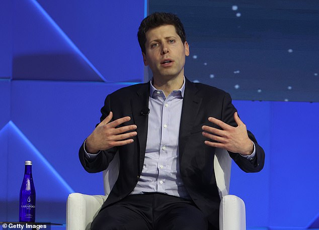 Altman and Musk's relationship soured when OpenAI executives rejected a takeover offer from Tesla in 2018, causing Musk to leave the company (Altman pictured at the APEC CEO Summit on November 16, 2023).