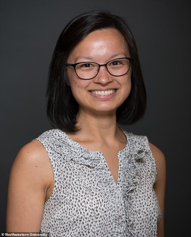 Anne d'Aquino, pictured, earned her PhD in Biological Sciences at Northwestern University