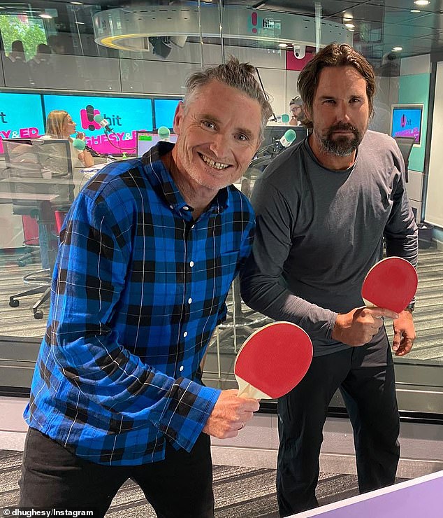 On Tuesday, 2Day FM's Hughesy, Ed and Erin co-host Dave, 53, read out a recent text message exchange he shared with close friend Pat, 51. Hughesy jokingly told Pat that he should start an adult subscription content site, suggesting the money he won would help the former sports star fund an extension to her grand mansion in Byron Bay.