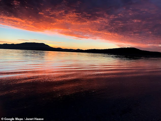 The sunsets give way to impressive skies illuminated by the aurora australis.