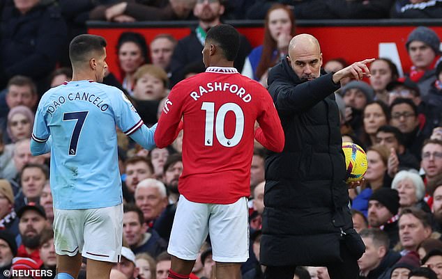 Cancelo has not played an official game for City since the derby defeat in January 2023.