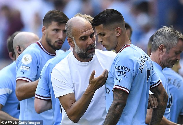 Guardiola and Cancelo quarreled during the 2022/23 season, but the player denies it