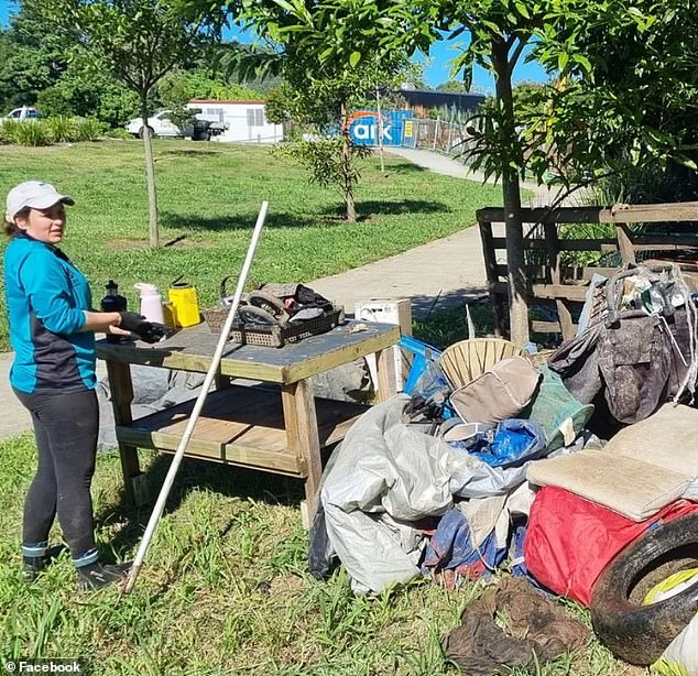 Ocean Crusaders removed 820kg of rubbish from riverside camp