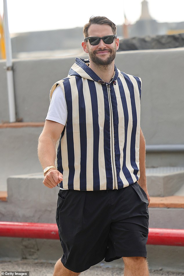 Simon, 35, launched Jacquemus, named after his mother's maiden name, in 2009 and promoted his clothes in stores during Vogue's Fashion Night Out in 2010 (pictured on Monday).