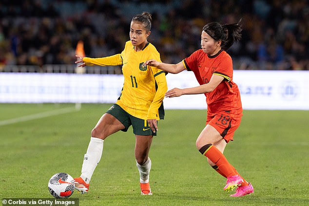 The versatile Manchester City striker can also play in midfield and will be a focal point of the Matildas' attack in Paris.