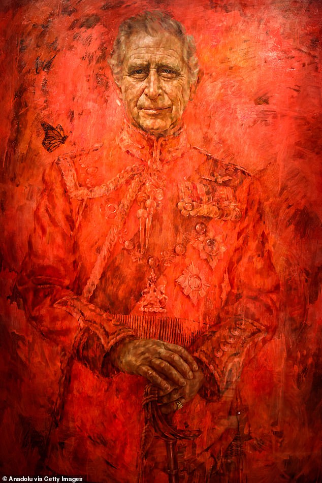 The painting of the King, by renowned artist Jonathan Yeo, was commissioned in 2020 to celebrate the then Prince of Wales's 50 years as a member of The Drapers' Company.