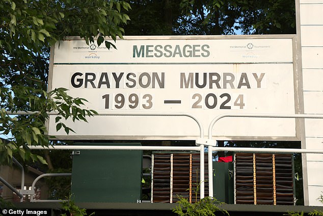 Last week, the Memorial Tournament paid tribute by putting Murray's name on the board.