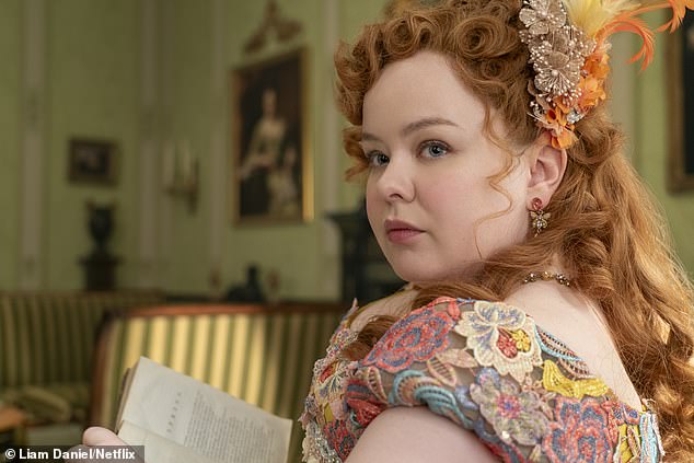 The actress, 37, plays Penelope Featherington in the hit show which returns on Wednesday for the second part of the third series, with the promise of more daring scenes, including a nude sex scene with Nicola.