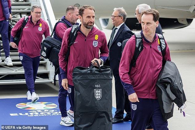 The Three Lions landed in Germany on Monday and will begin their Euro 2024 campaign on Sunday against Serbia