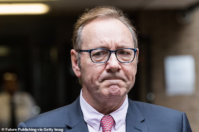 Kevin Spacey addresses the media outside Southwark Crown Court after being found not guilty of sexual offenses between 2001 and 2013.