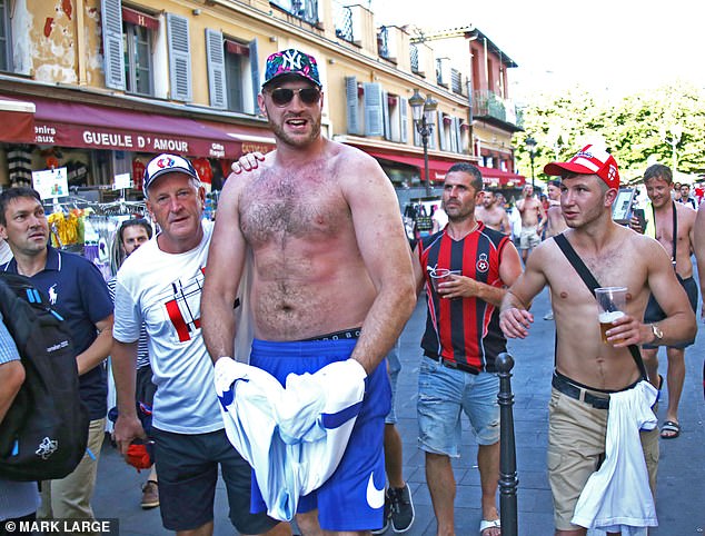 He was spotted on holiday during Euro 2016, drinking with England fans and Butinh Jagerbombs.