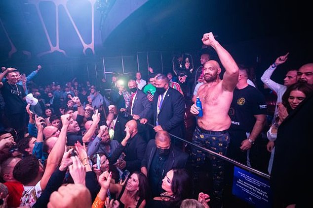 But Fury returned to drinking after beating Wilder for the second time while partying in Las Vegas.