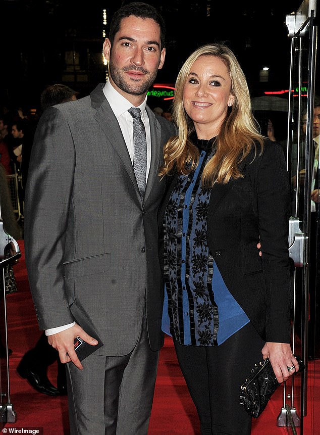 Tamzin shares daughters Florence, 15, and Marnie, 11, with her ex-husband Tom Ellis, to whom she was married from 2006 to 2014 (pictured with Tom in 2012).