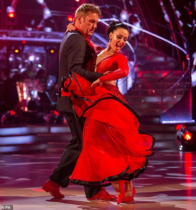 The Strictly star competed as a professional dancer on the BBC reality show from 2017 to 2022 (pictured in 2017).