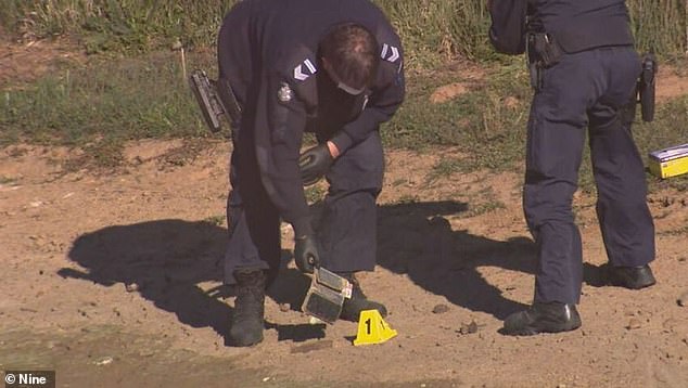 Victoria Police said they would not resume their search after officers carried out a targeted search in the Ballarat area of ​​western Victoria on Tuesday and Wednesday (pictured, police found Ms' phone . Murphy in a dam two weeks ago).