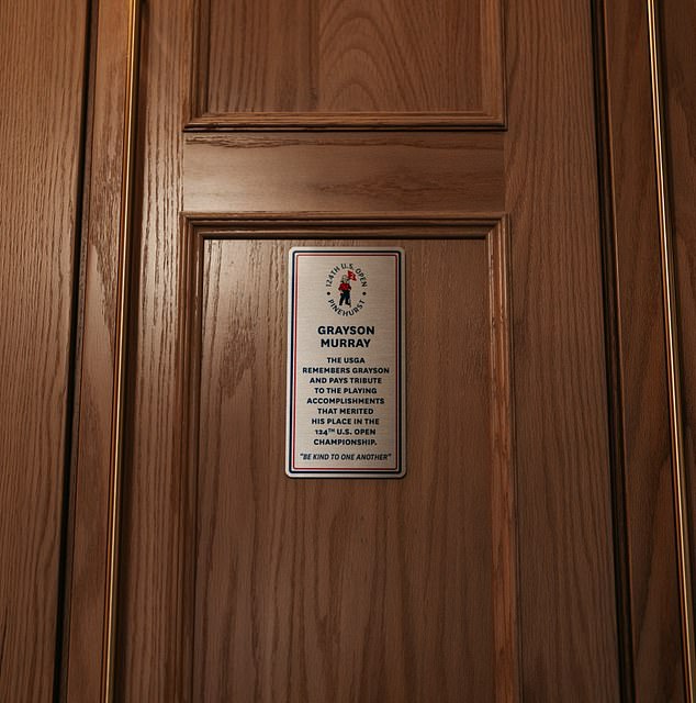 A locker in the Pinehurst clubhouse has been dedicated to Murray and his accomplishments?