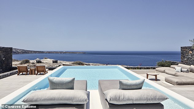 Overlooked Treasures: Mark stays at Canaves Epitome. Each of the 53 suites and villas has its own pool (above)