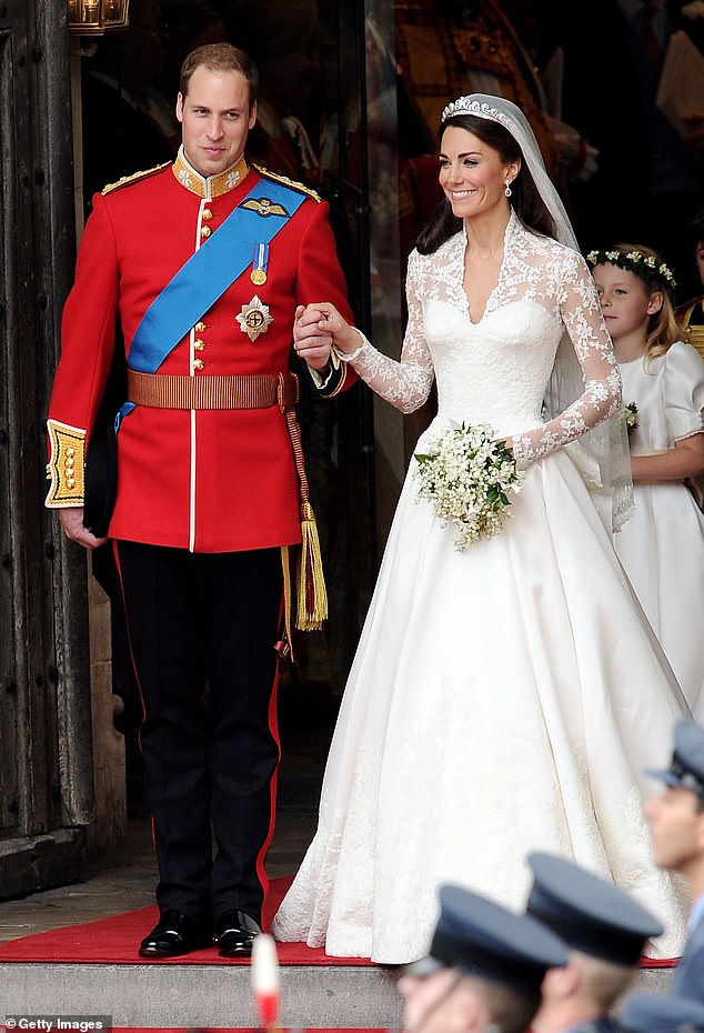 Olivia was inspired by Kate Middleton's iconic 2011 wedding look