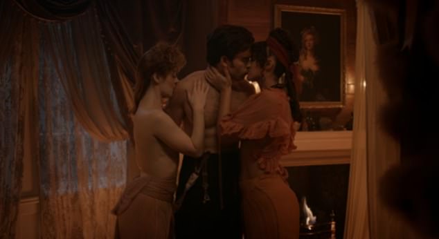 After the lack of sex in the second season, viewers got more from the first four episodes of the third season, with at least six minutes of kissing, sex, threesomes, and lesbian sex.